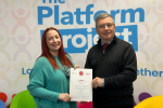 Sir Robert Buckland MP presents The Platform Project in Swindon with a Purpose Coalition Award