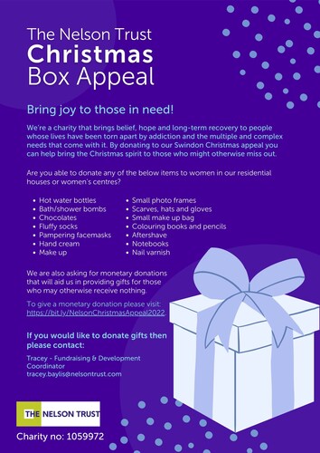 The Nelson Trust Christmas Shoebox Appeal