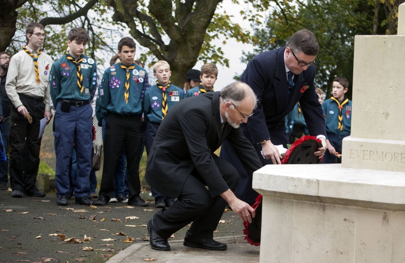 Robert Buckland MP calls for support for First World War Memorial Programme as it arrives in Wiltshire