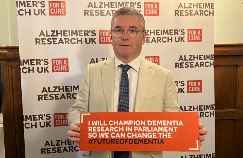 Sir Robert Buckland Attends Alzheimer's Research UK's Event in Parliament on the Future of Dementia