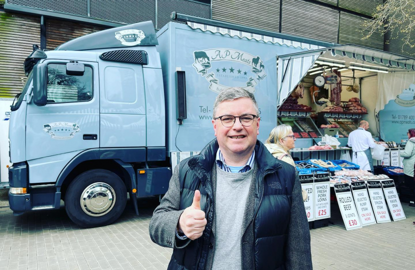 Robert Buckland MP at the Launch of Wharf Green Market