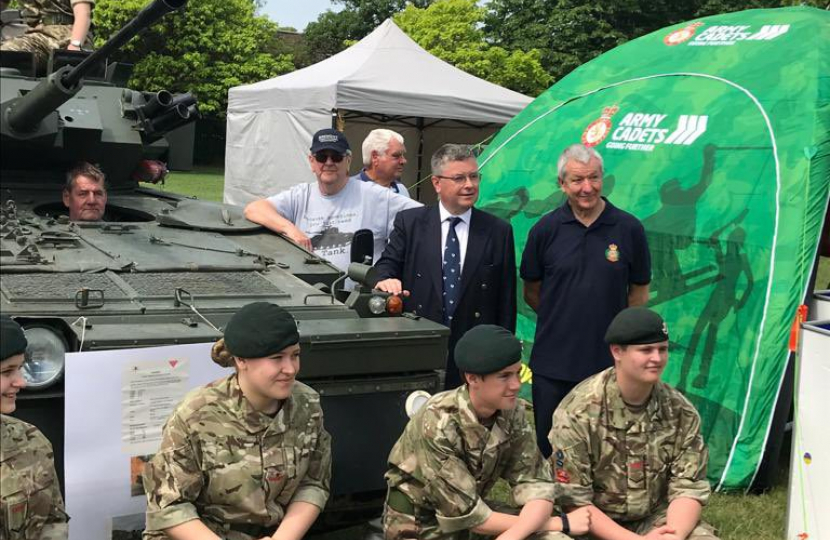 Sir Robert Buckland KBE KC MP at Armed Forces Day 2023