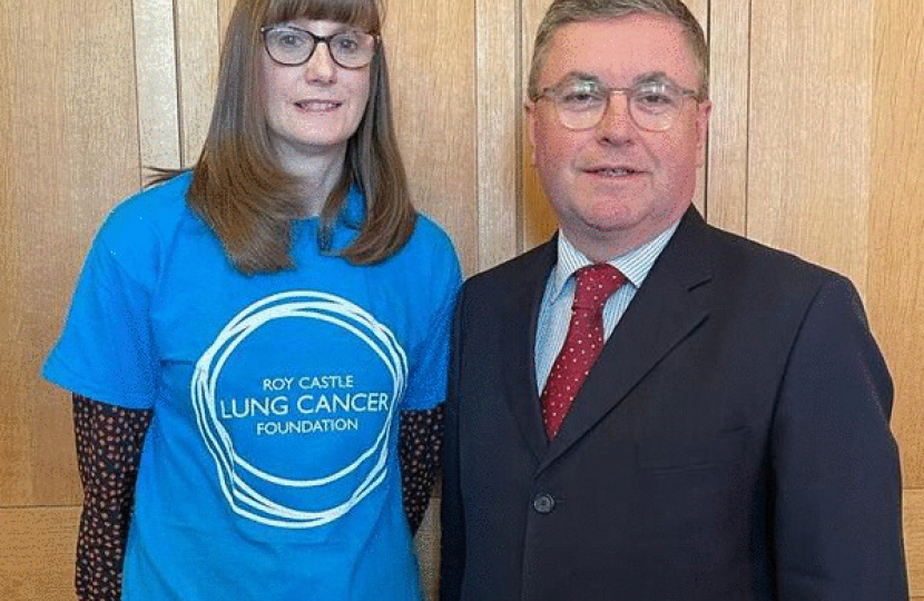 South Swindon MP Sir Robert Buckland adds voice to campaign to close deadly cancer gap