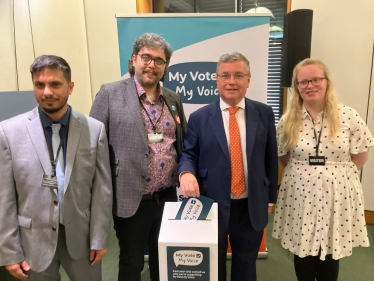 Sir Robert Buckland at the My Vote Matters Parliamentary Reception