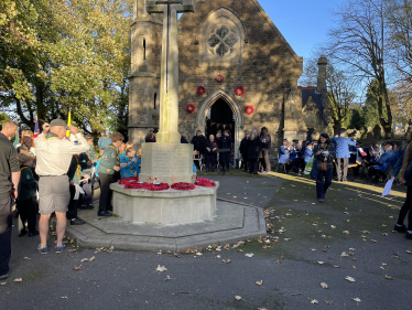 The Remembrance Service at Radnor St Chapel 